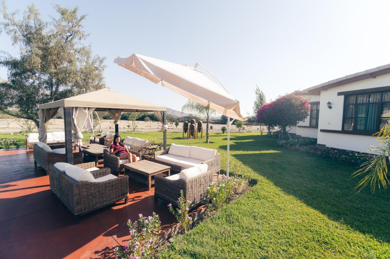 ホテル Casa Hacienda Nasca Oasis ナスカ エクステリア 写真