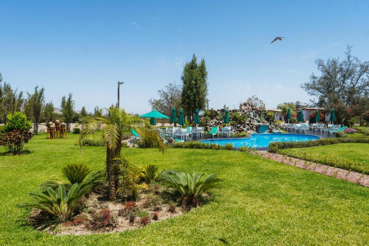 ホテル Casa Hacienda Nasca Oasis ナスカ エクステリア 写真
